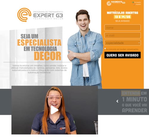 site Expertg3 em Londrina