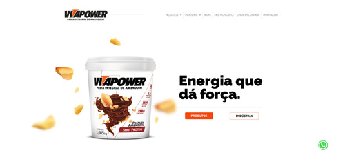 Criação do site Vitapower em Londrina